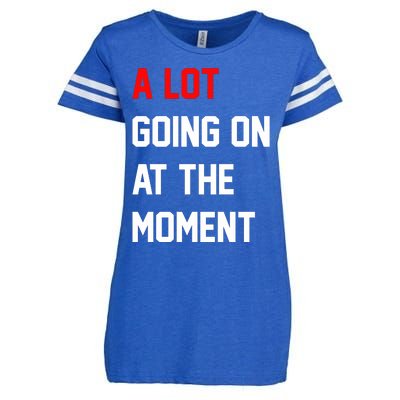 A Lot Going On At The Moment Enza Ladies Jersey Football T-Shirt