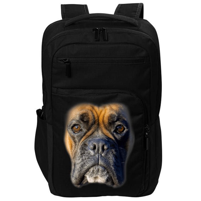 Animal Lover Gift Boxer Face Funny Dog Lovers Tshirt Impact Tech Backpack