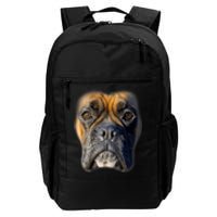 Animal Lover Gift Boxer Face Funny Dog Lovers Tshirt Daily Commute Backpack