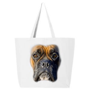 Animal Lover Gift Boxer Face Funny Dog Lovers Tshirt 25L Jumbo Tote