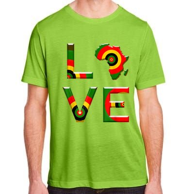 Africa Love Gift African American History Gift Adult ChromaSoft Performance T-Shirt