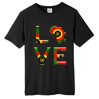 Africa Love Gift African American History Gift Tall Fusion ChromaSoft Performance T-Shirt