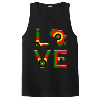 Africa Love Gift African American History Gift PosiCharge Competitor Tank