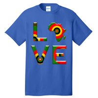 Africa Love Gift African American History Gift Tall T-Shirt