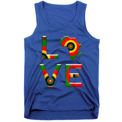 Africa Love Gift African American History Gift Tank Top