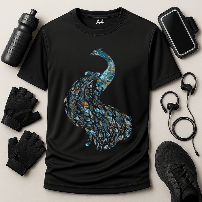 Animal Lover Gift Idea Zoo Keeper Proud Peacock Cooling Performance Crew T-Shirt