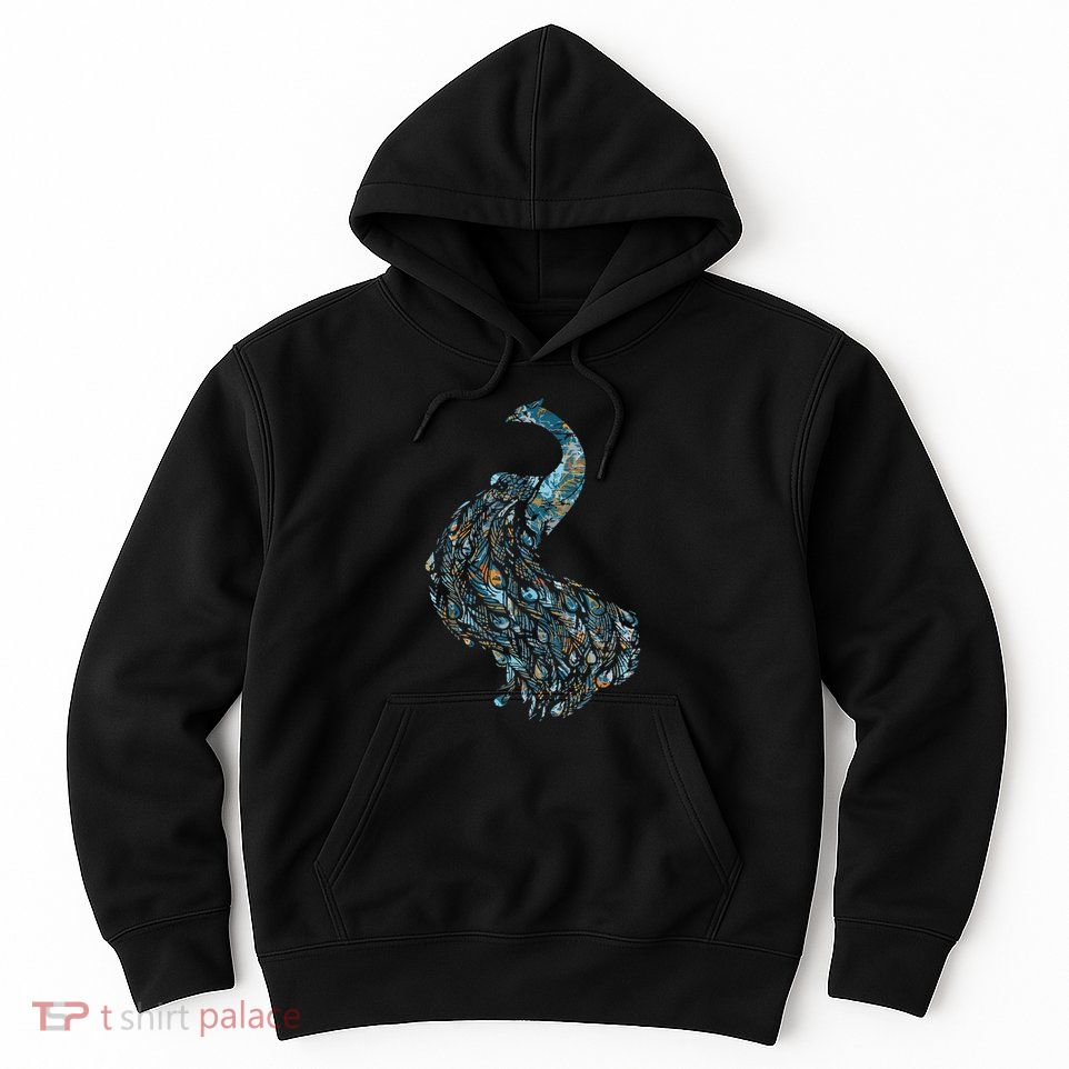 Animal Lover Gift Idea Zoo Keeper Proud Peacock Hoodie