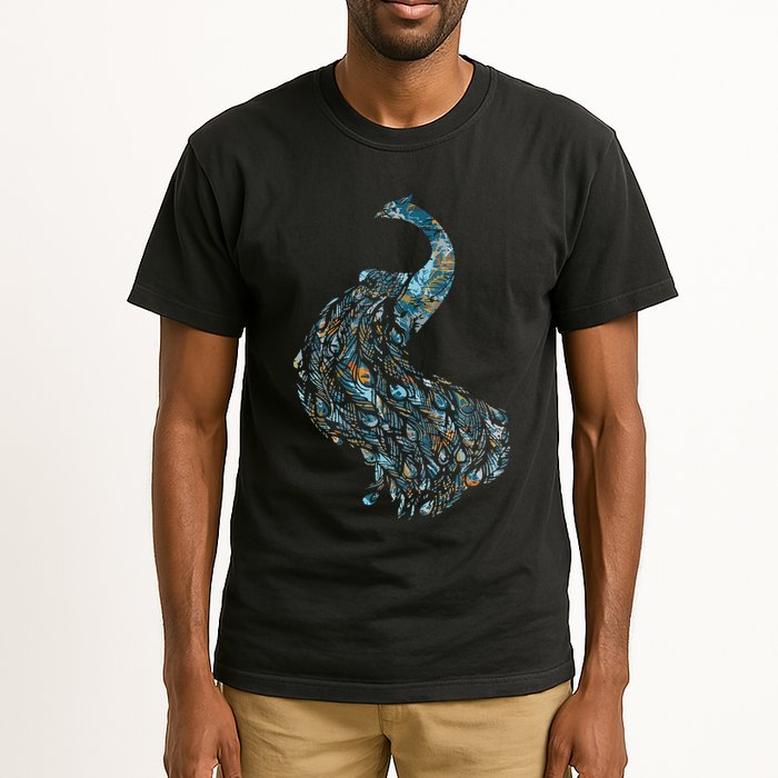 Animal Lover Gift Idea Zoo Keeper Proud Peacock Tall T-Shirt