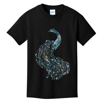 Animal Lover Gift Idea Zoo Keeper Proud Peacock Kids T-Shirt