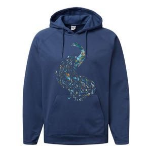 Animal Lover Gift Idea Zoo Keeper Proud Peacock Performance Fleece Hoodie