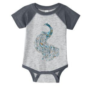 Animal Lover Gift Idea Zoo Keeper Proud Peacock Infant Baby Jersey Bodysuit