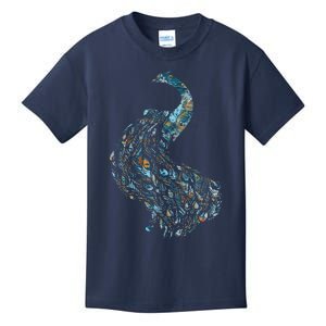 Animal Lover Gift Idea Zoo Keeper Proud Peacock Kids T-Shirt