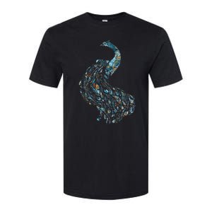 Animal Lover Gift Idea Zoo Keeper Proud Peacock Softstyle CVC T-Shirt