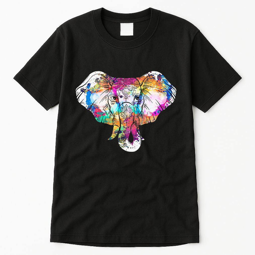 Animal Lover Gift Africa Safari Zoo Keeper Elephant Tall T-Shirt