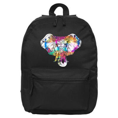 Animal Lover Gift Africa Safari Zoo Keeper Elephant 16 in Basic Backpack