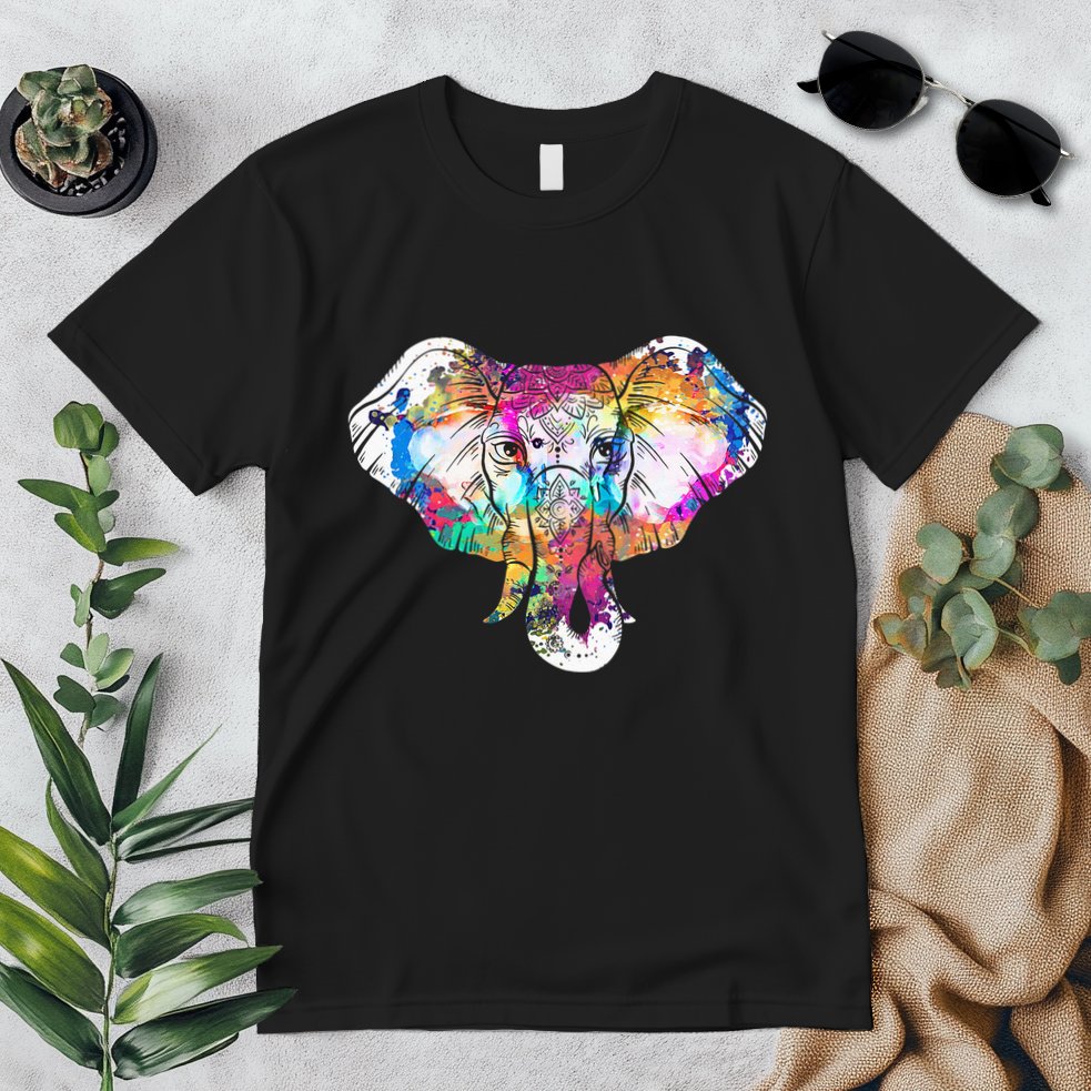 Animal Lover Gift Africa Safari Zoo Keeper Elephant Premium T-Shirt