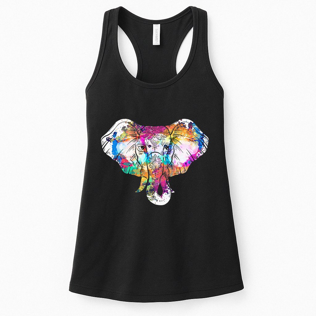 Animal Lover Gift Africa Safari Zoo Keeper Elephant Womens Tank Top