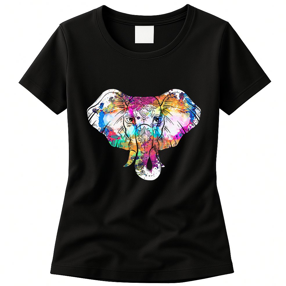 Animal Lover Gift Africa Safari Zoo Keeper Elephant Womens T-Shirt