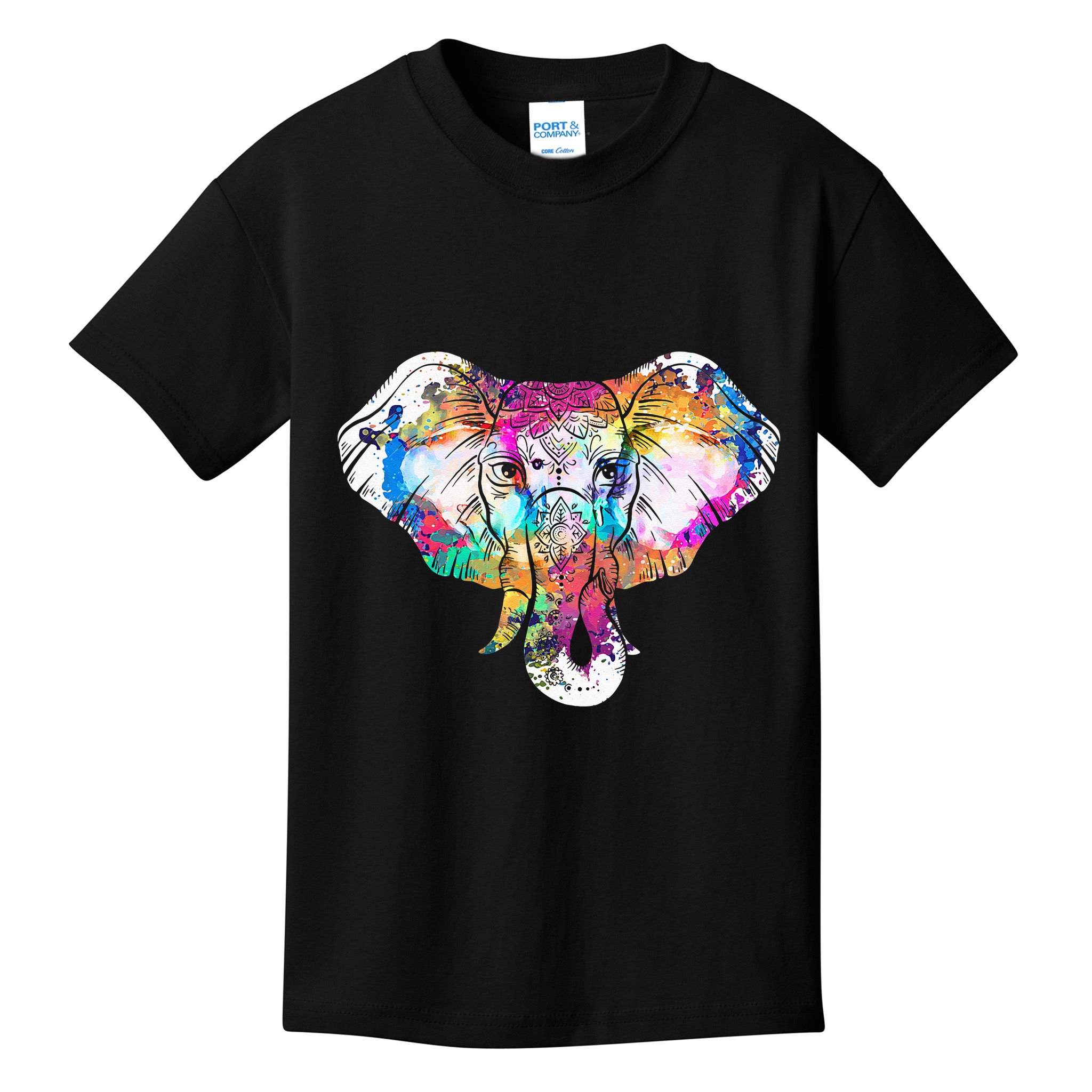 Animal Lover Gift Africa Safari Zoo Keeper Elephant Kids T-Shirt