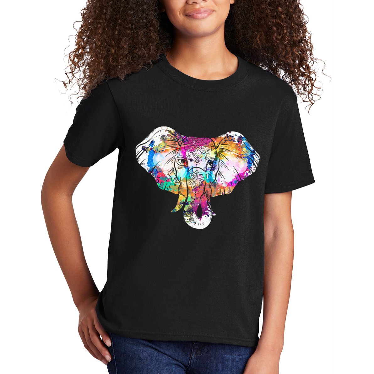 Animal Lover Gift Africa Safari Zoo Keeper Elephant Kids T-Shirt