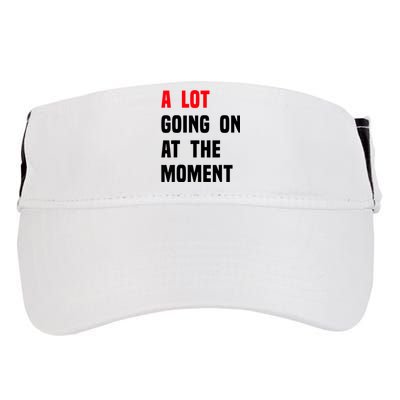 A Lot Going On At The Moment Funny Vintage Adult Drive Performance Visor