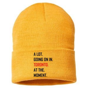 A Lot Going On In Toronto At The Moment Sustainable Knit Beanie