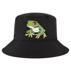 Animal Lover Green Frog Cool Comfort Performance Bucket Hat