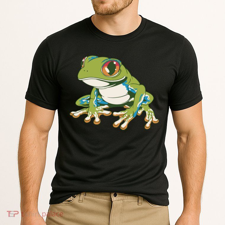 Animal Lover Green Frog Performance Shirt