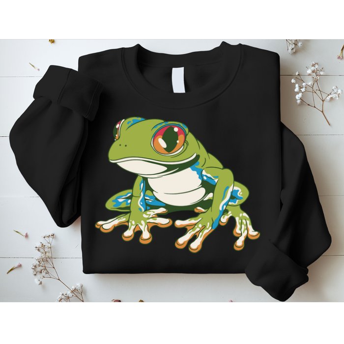Animal Lover Green Frog Sweatshirt