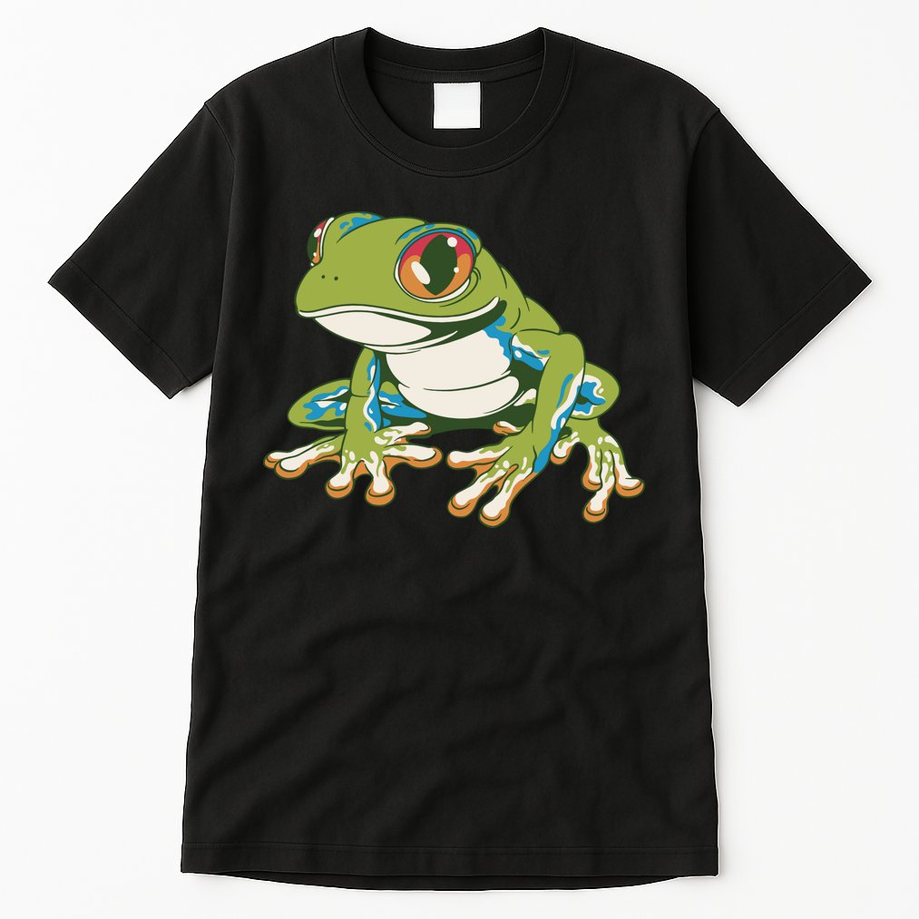 Animal Lover Green Frog Tall T-Shirt