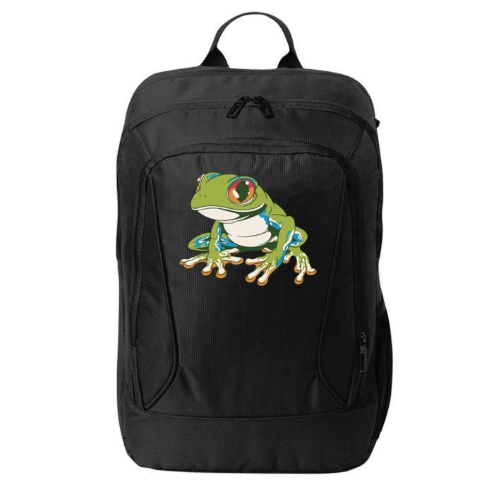 Animal Lover Green Frog City Backpack