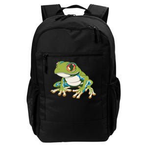 Animal Lover Green Frog Daily Commute Backpack