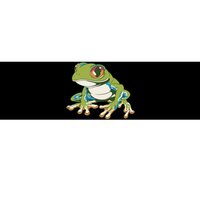 Animal Lover Green Frog Bumper Sticker