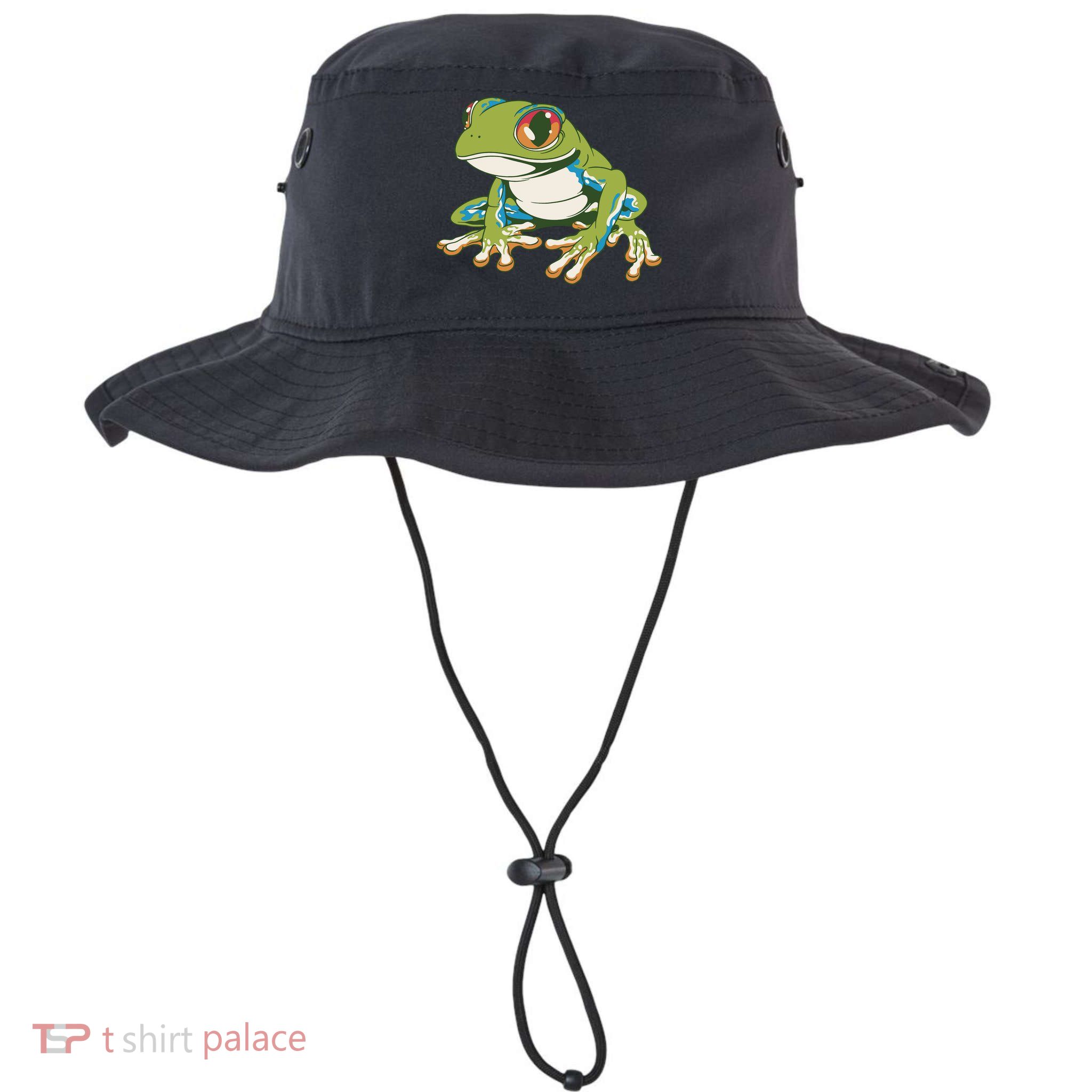 Animal Lover Green Frog Bucket Hat