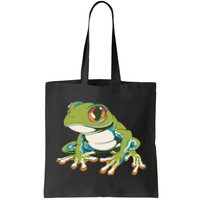 Animal Lover Green Frog Tote Bag