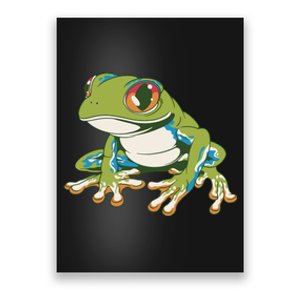 Animal Lover Green Frog Poster