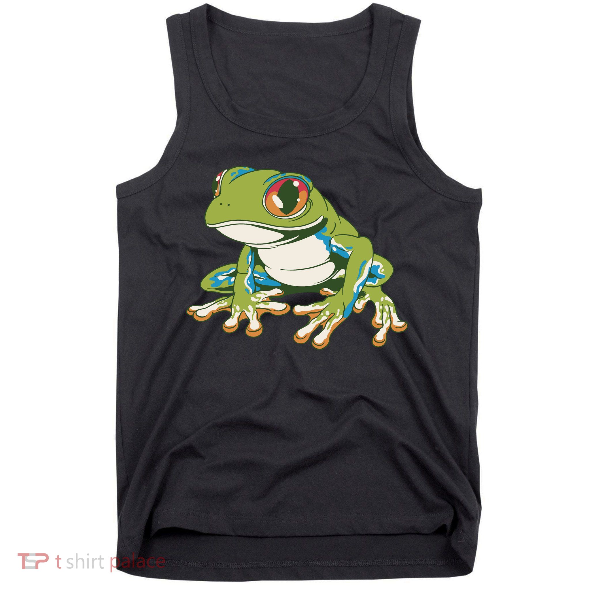 Animal Lover Green Frog Tank Top