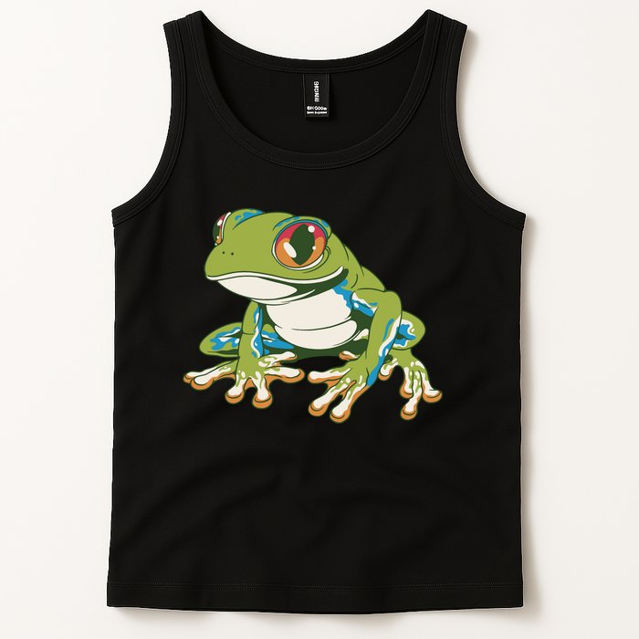 Animal Lover Green Frog Tank Top