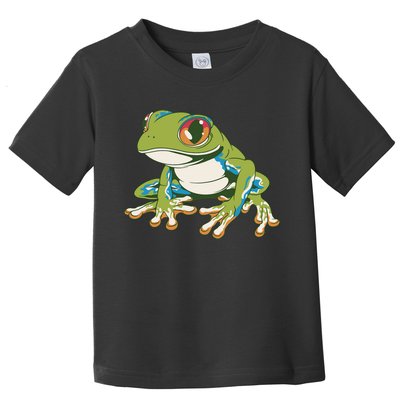 Animal Lover Green Frog Toddler T-Shirt