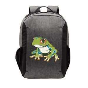 Animal Lover Green Frog Vector Backpack