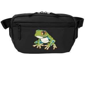 Animal Lover Green Frog Crossbody Pack