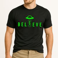 Alien Lover Gifts Ufo Abduction Believe Cooling Performance Crew T-Shirt