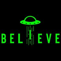 Alien Lover Gifts Ufo Abduction Believe Cooling Performance Crew T-Shirt