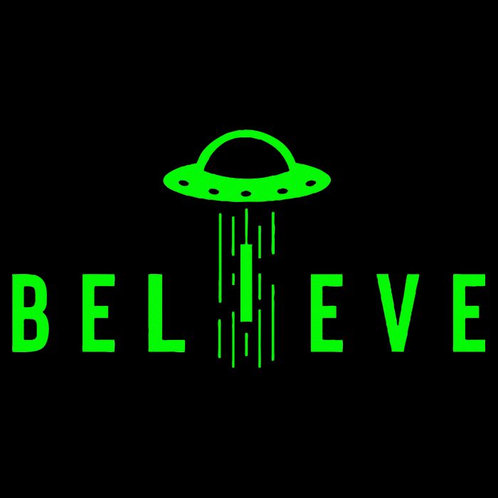 Alien Lover Gifts Ufo Abduction Believe Cooling Performance Crew T-Shirt