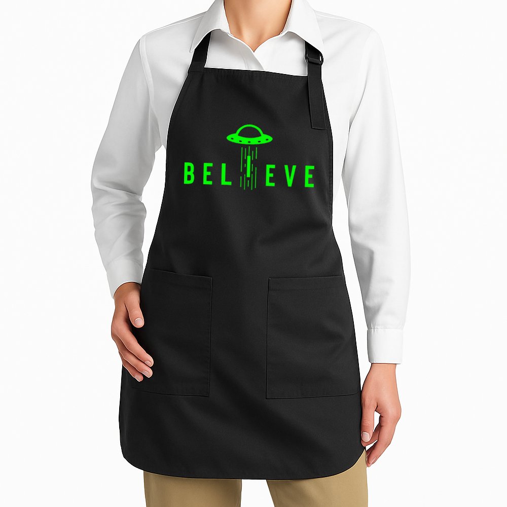 Alien Lover Gifts Ufo Abduction Believe Apron