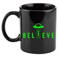 Alien Lover Gifts Ufo Abduction Believe 11oz C Handle Ceramic Mug