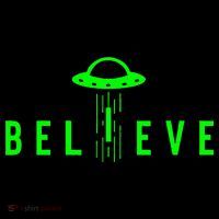 Alien Lover Gifts Ufo Abduction Believe Drawstring Bag