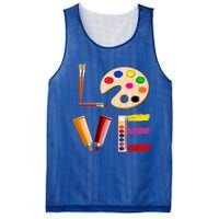 Art Love Gift For Teacher Artist Painter Gift Mesh Reversible Basketball Jersey Tank