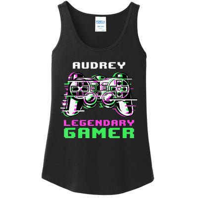 Audrey Legendary Gamer Personalized Ladies Essential Tank