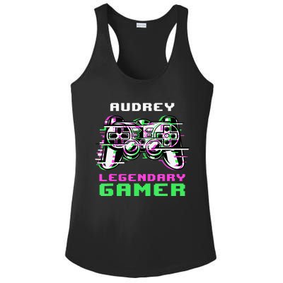 Audrey Legendary Gamer Personalized Ladies PosiCharge Competitor Racerback Tank